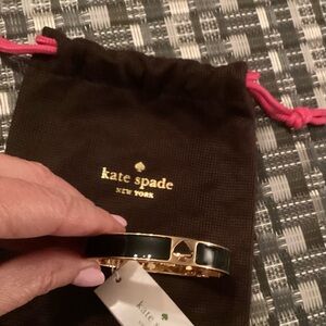 Kate Spade Black and Gold bangle